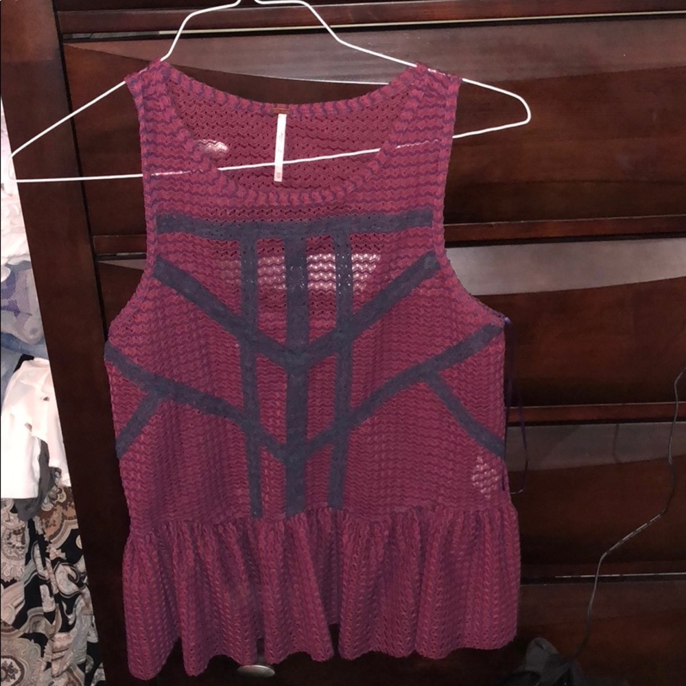 Free people mesh tank